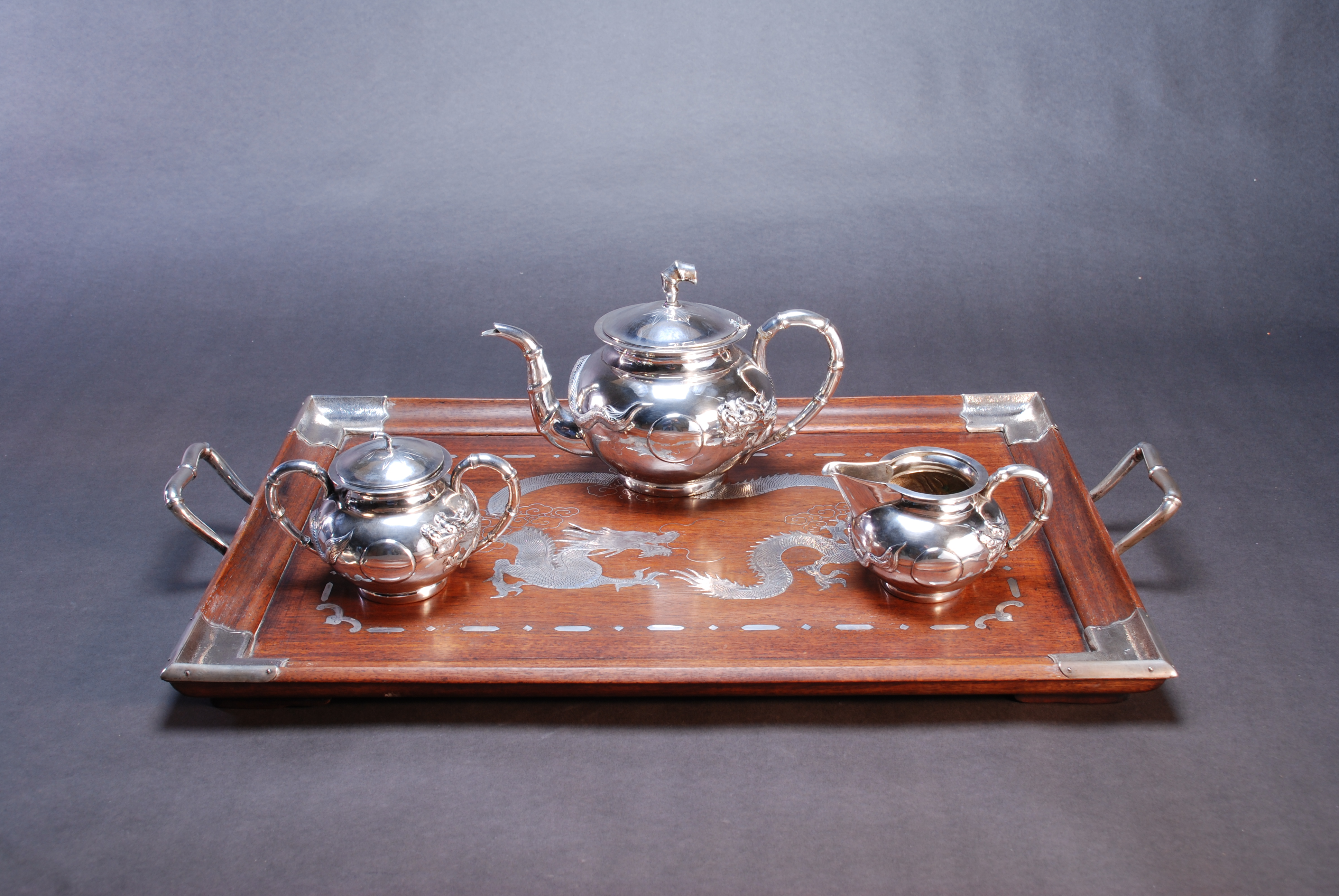 812. Chinese Export Silver Tea Service